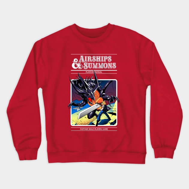 Airships and Summons Crewneck Sweatshirt by CoinboxTees